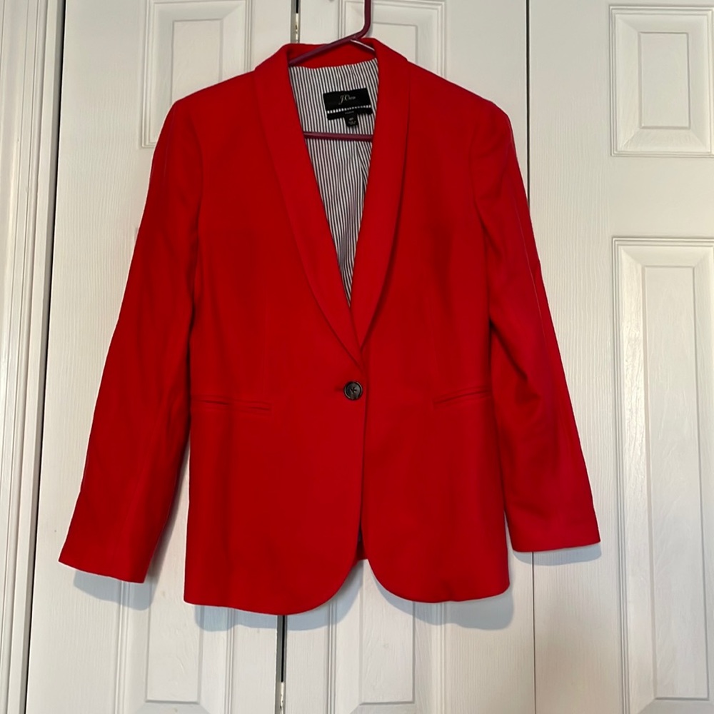 J Crew Parke Blazer Red